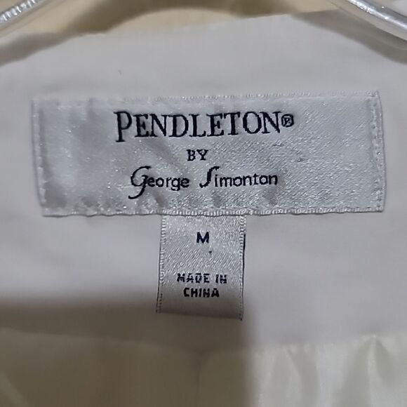Pendleton White Women's Coat Sz Medium - Picture 6 of 8